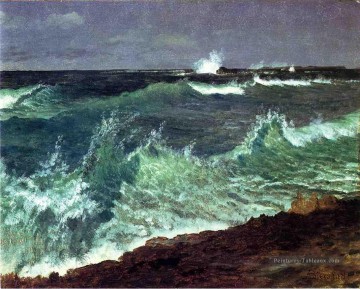  vagues peintre - Albert Bierstadt Vagues de l’océan